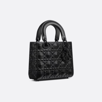 Lady Dior my ABCDIOR Bag - Black Cannage Calfskin with Diamond Motif