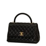 Chanel Coco Handle Medium Black Caviar